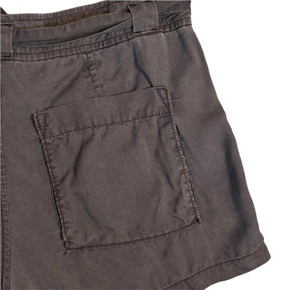 FREE PEOPLE Women's Charcoal Gray Utility Shorts size 6 - Picture 7 of 8